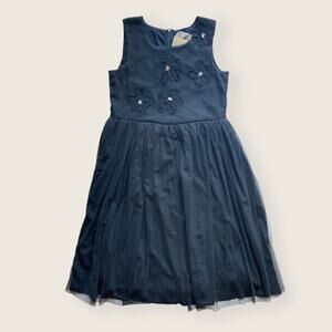 NEW Creamie Navy Tulle Girls Party Dress